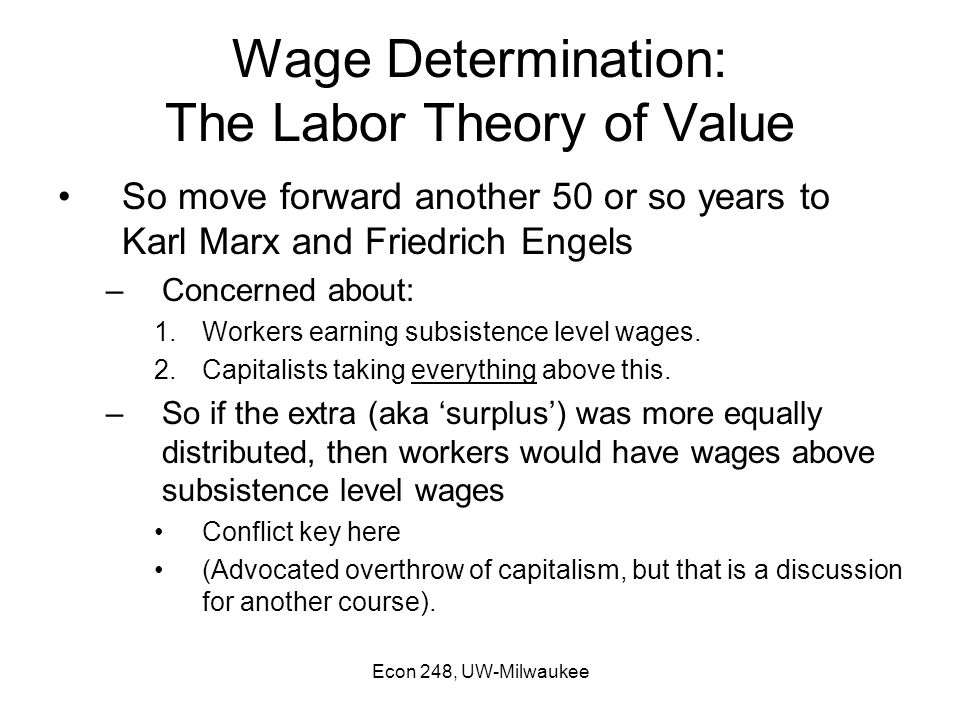 Karl Marx Labour Theory
